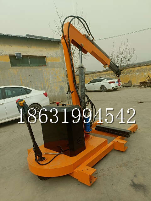 吐鲁番市自卸车厢随车吊 自制轮式四不像起重机 四驱平板吊 5吨 贵盛
